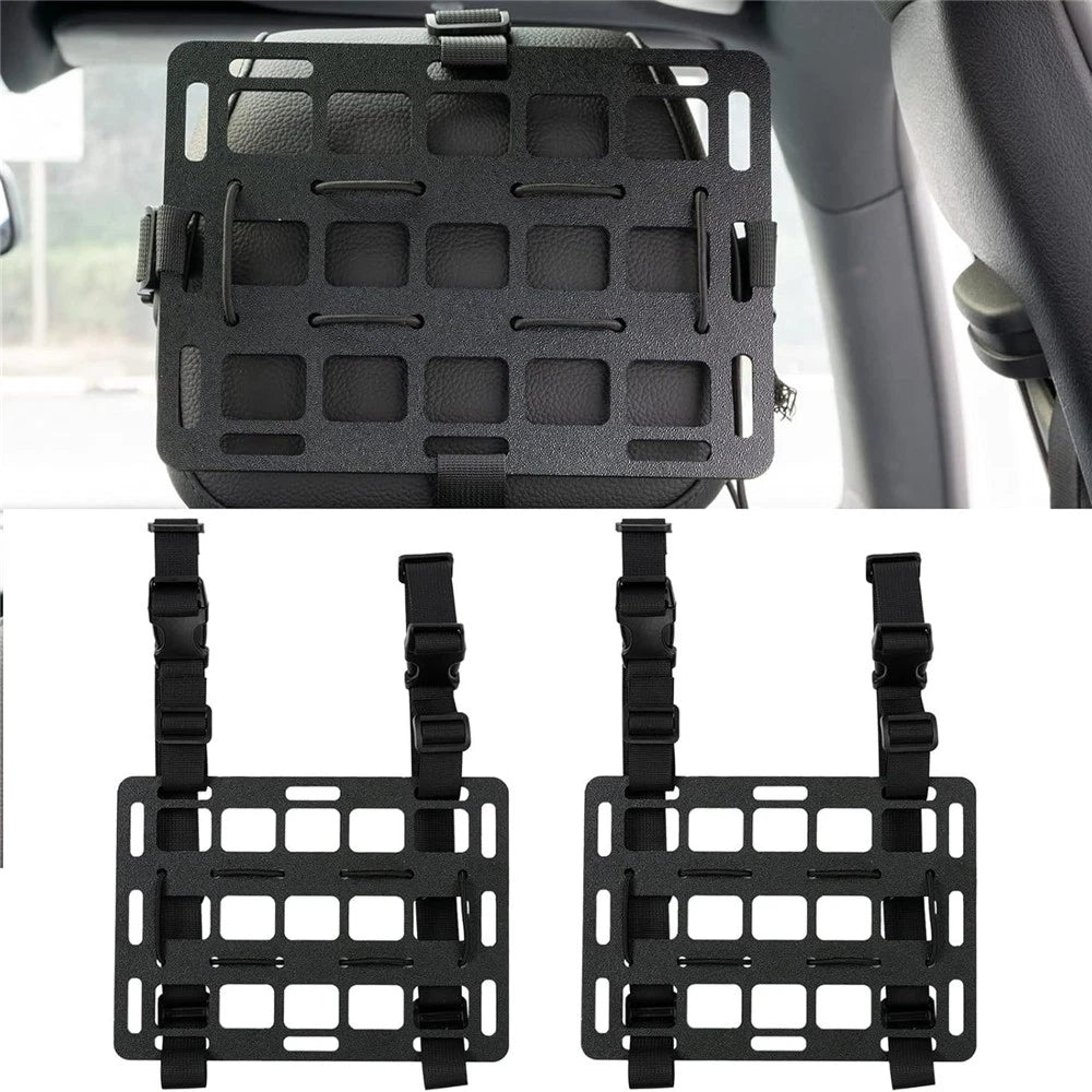 Tactical Molle Panel Car Headrest Gun Rack Storage for Vehicle