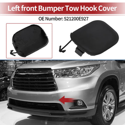 Tow Hook Cover Cap Left Front for Toyota Highlander (2008–2013)