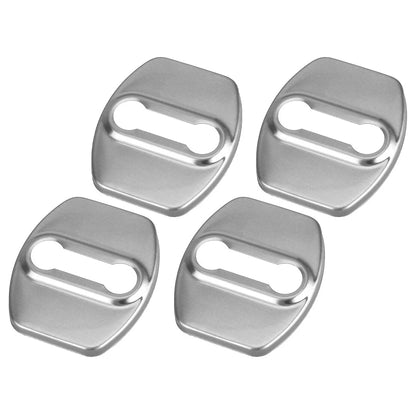 Silver Stainless Steel Door Lock Protector Covers for Kia GT (2016-2023)