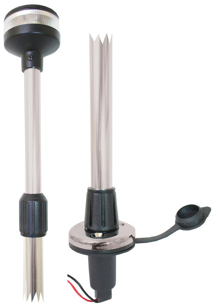12V Adjustable Anchor Light 660-1210mm 360° LED for Boat