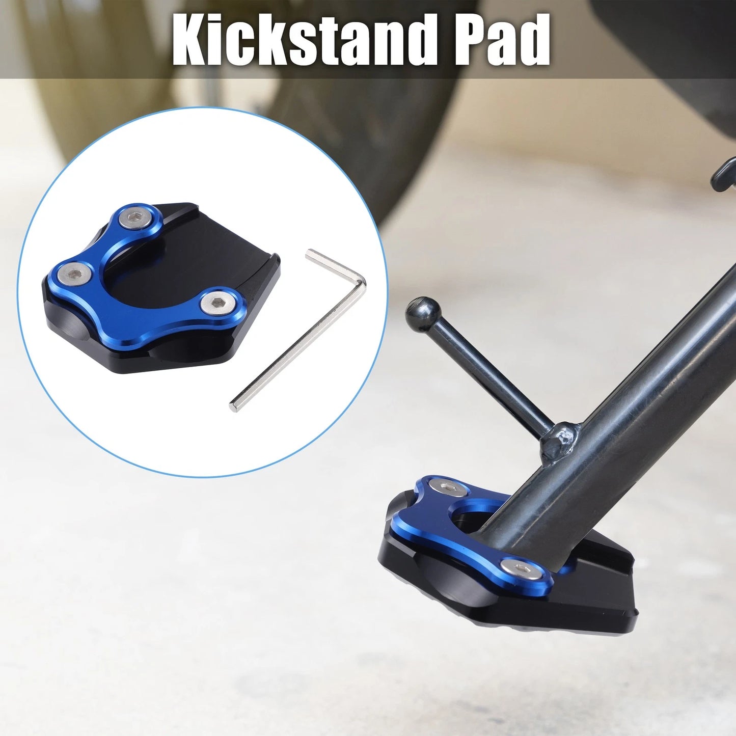 1 x Kickstand Plate Pad Aluminum Alloy Motorcycle for Honda GB350 (2021–2023)