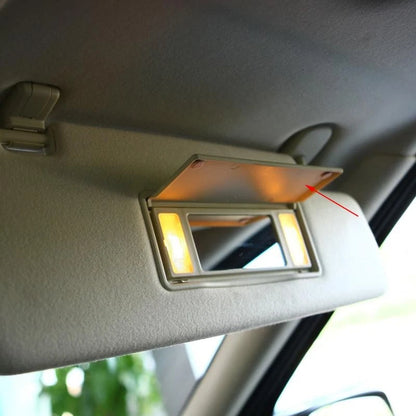 Grey Sunvisor Vanity Mirror Cover for Land Rover Range Rover Evoque (2012-2021)