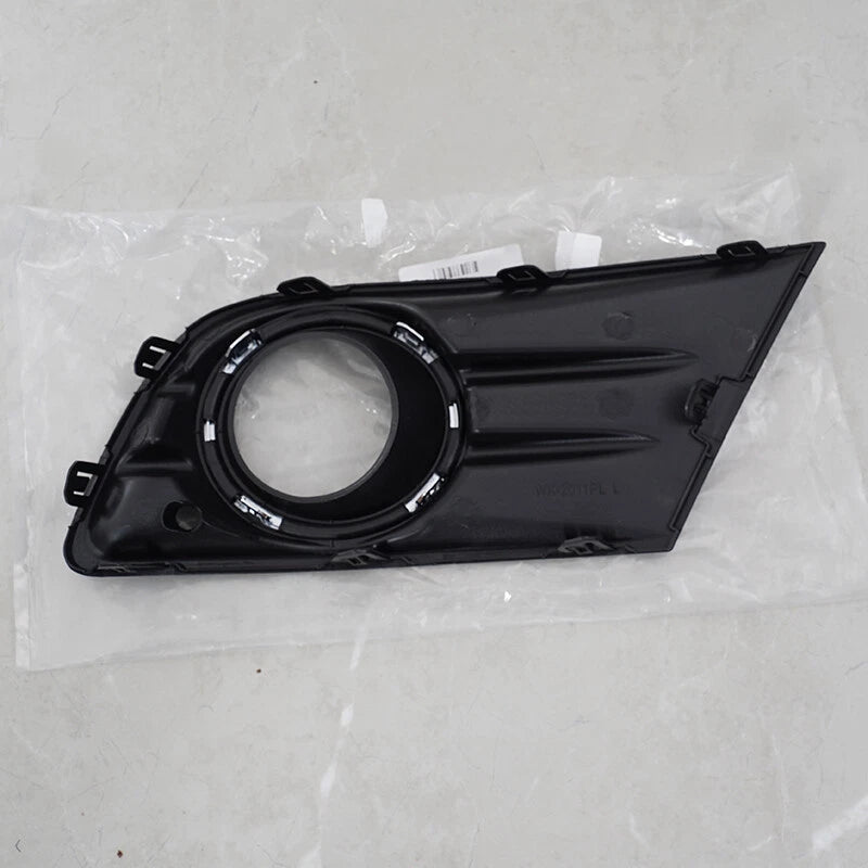 Left Side Front Bumper Fog Light Cover w/Chrome Ring for Honda Pilot (2012-2015)
