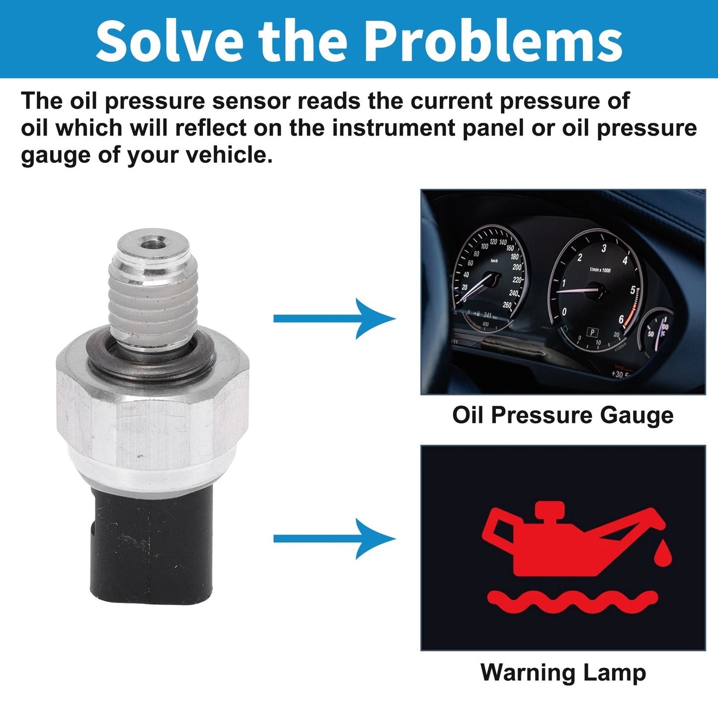 Engine Oil Pressure Sensor for BUICK CASCADA (2016–2019)