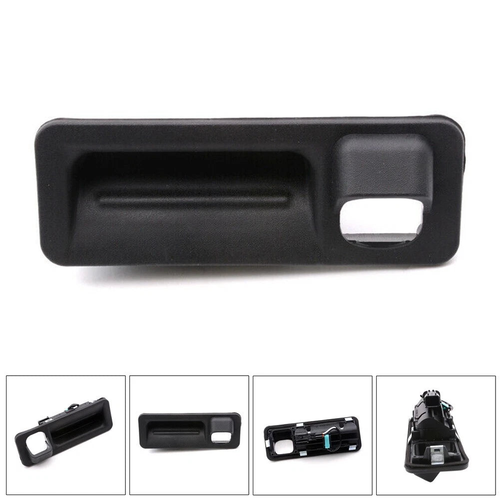 Trunk Lid Lock Tailgate Handle 1pc Black Fittings Outside