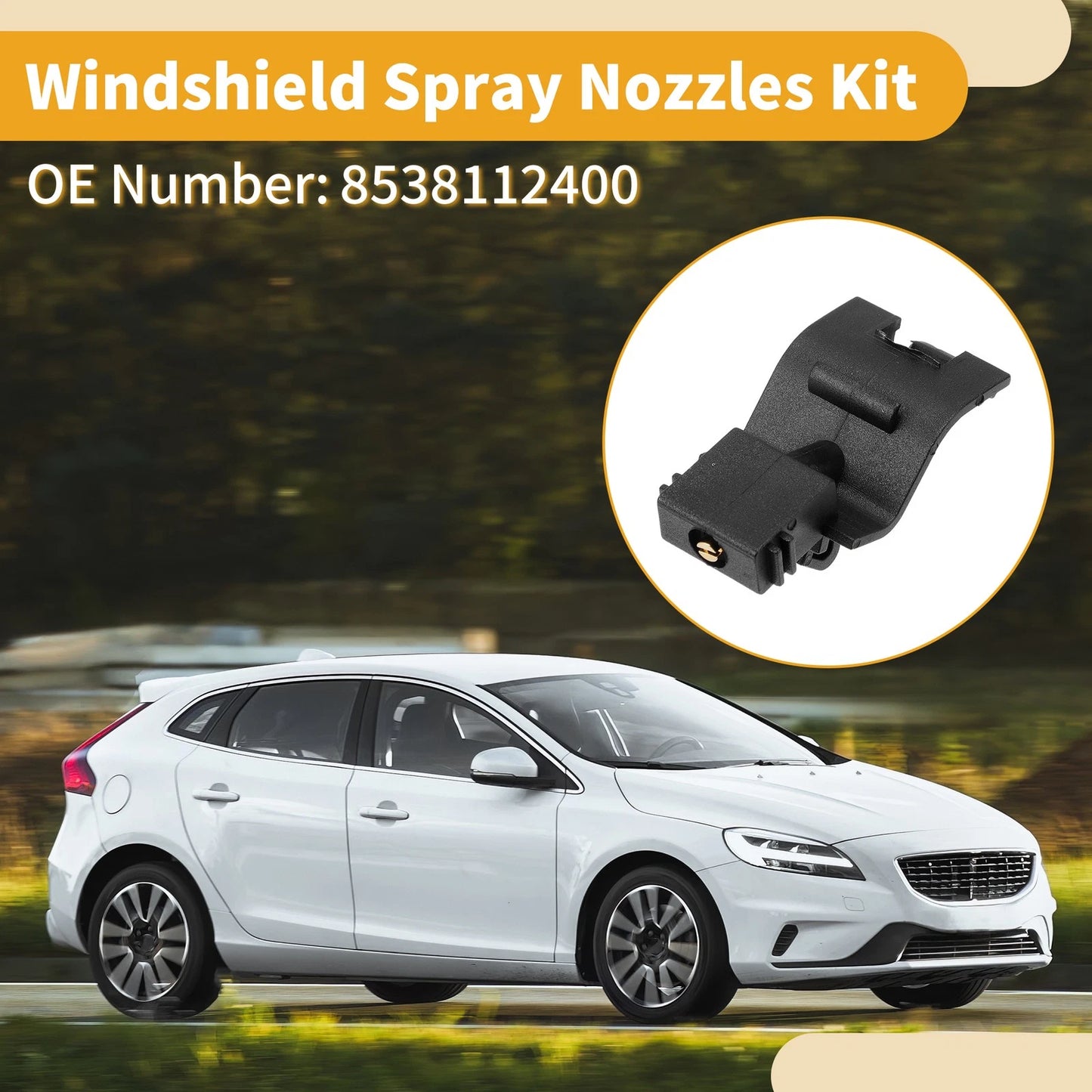 Windshield Washer Nozzle Kit for Toyota Auris (2012–2015)
