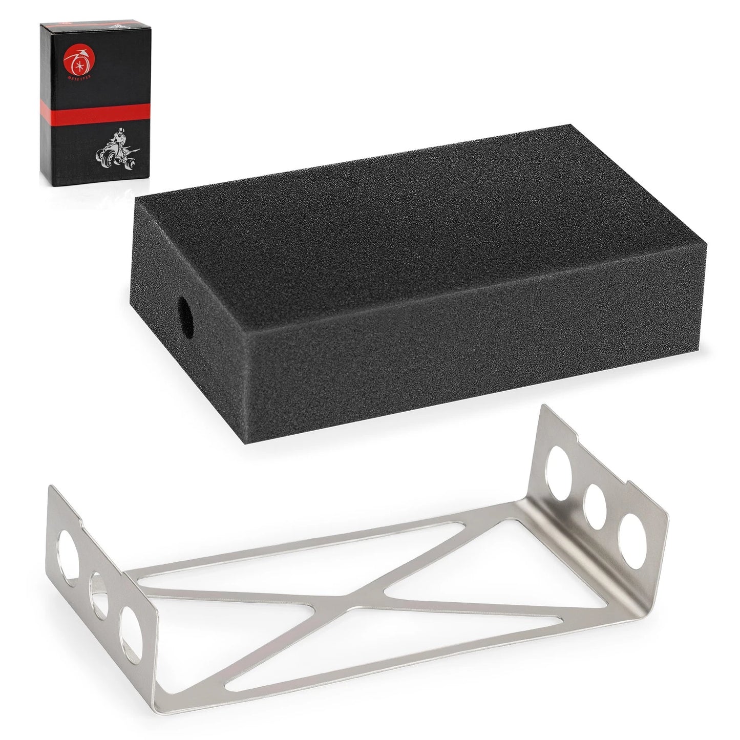Air Filter Cleaner Element with Plate for Honda FourTrax 70 TRX70 1986-1987