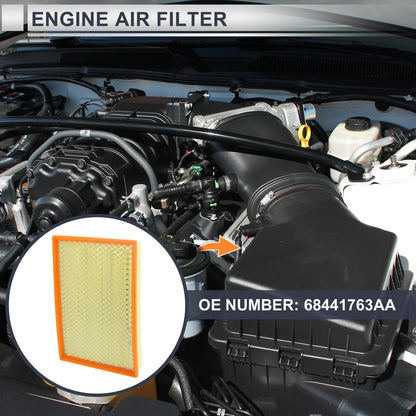Air Filter for Dodge Ram 1500 Engine - 1 Pc