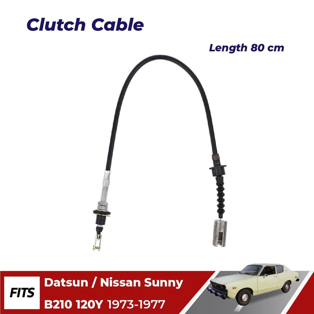 Clutch Cable Wire Fits Nissan B210 Datsun Sunny 120Y B210 B310 130Y 1973-77 D05