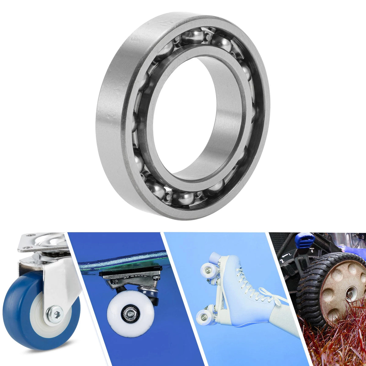 45x75x16mm Deep Groove Ball Bearings 1 Pc for Scooter Skateboard Wheel