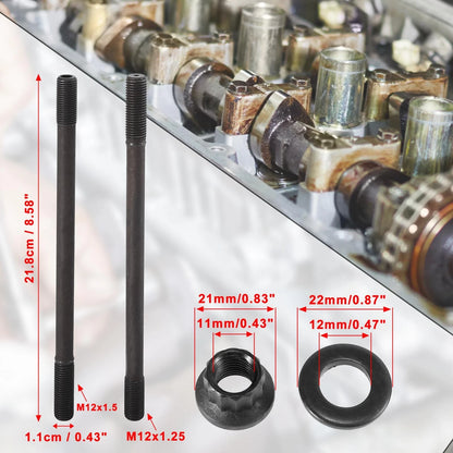 Cylinder Head Stud Kit for Honda Prelude 2.2L H22 H22A4 H23A H23A1 VTEC (1992-2001)