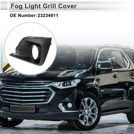 1 Pc Car Front Left Fog Light Grill for Chevrolet Traverse (2018-2019)