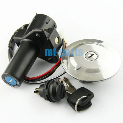 Fuel Gas Cap Ignition Key Switch Seat Lock for Yamaha YBR125 (2005-2009)