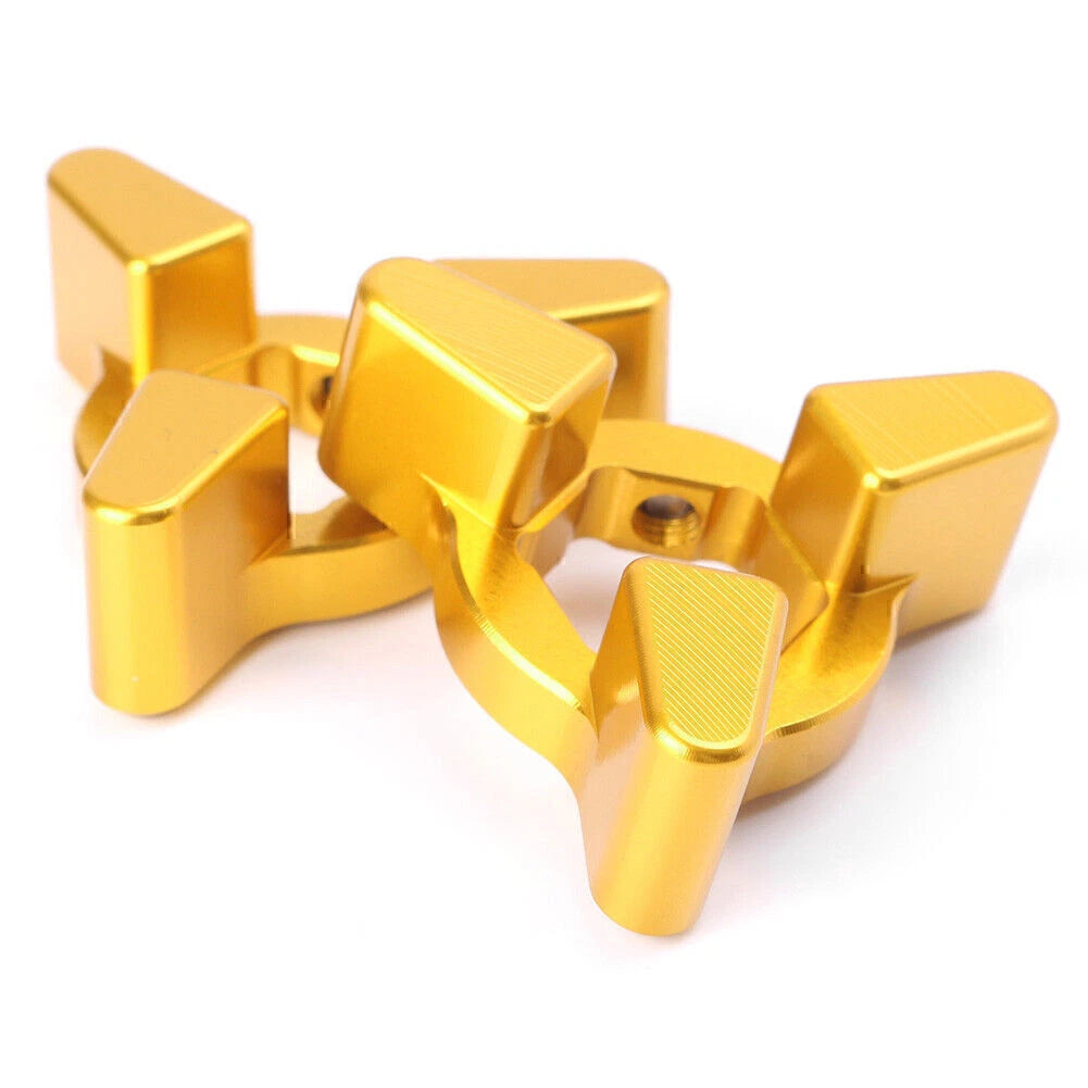 CNC 14mm Fork Preload Adjusters for Universal Suspension - Gold