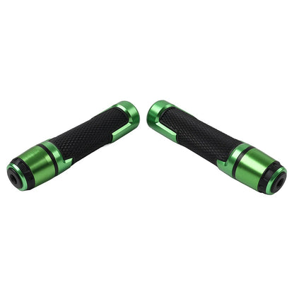 Green 22MM 7/8" Handlebar Grips with Bar Ends for Harley & Honda