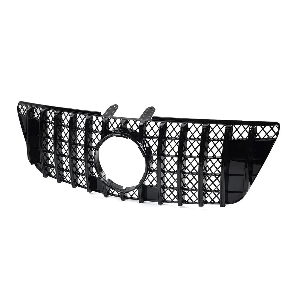 GTR Style Front Bumper Hood Diamond Grille for Benz ML Class W164 (2009-2012)