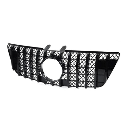 GTR Style Front Bumper Hood Diamond Grille for Benz ML Class W164 (2009-2012)