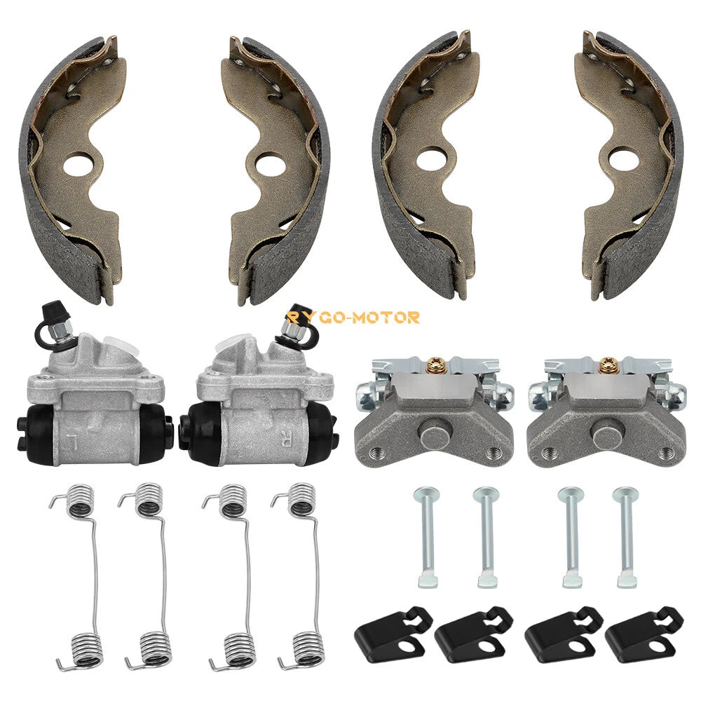 Front Brake Wheel Cylinder Adjuster Shoes Pin Kits for Honda Recon 250 TRX250