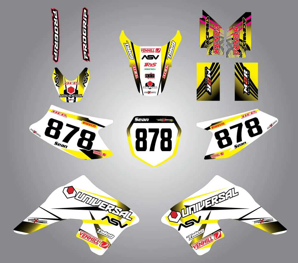 Custom Graphic Kit for Suzuki DRZ 70 (2009-2012)