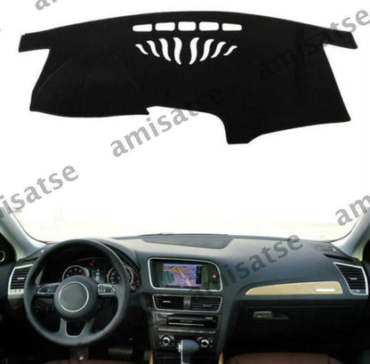 Dashmat for Q5 2010-2017 Black Dashboard Cover Sun Visor Pad (2010-2017)