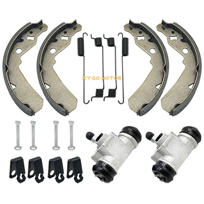 2 x Rear Wheel Cylinders Shoes for Kawasaki Mule 500 520 550 (1991–2004)