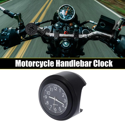 Handlebar Mount / 22-25mm 7/8" to 1" / Watch Dial Clock for Motorcycle