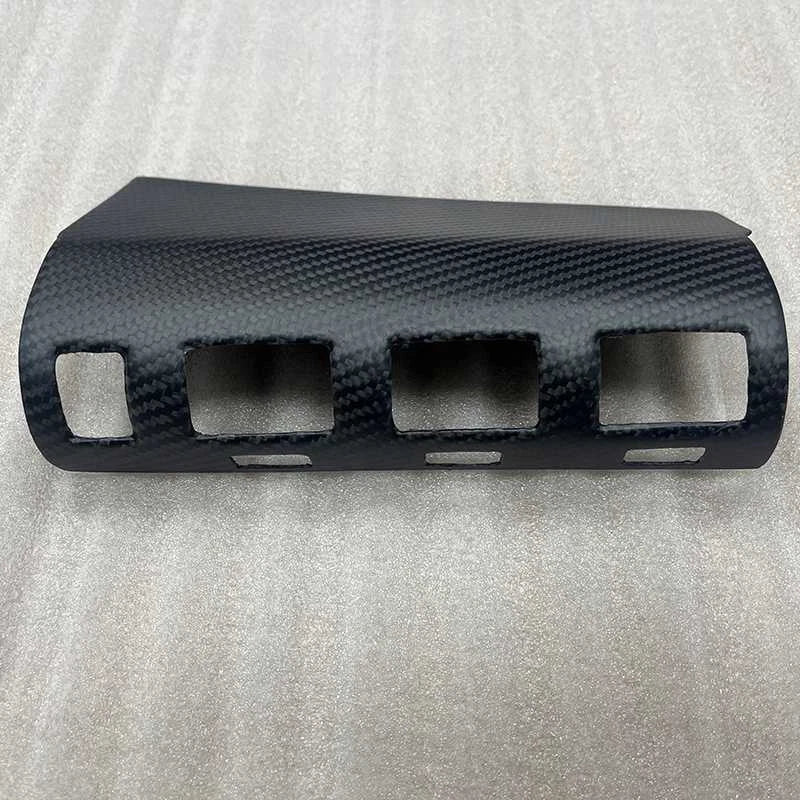 Matte Carbon Fiber Console VDC Switch Panel Cover Trim for Nissan GT-R R35 09-16