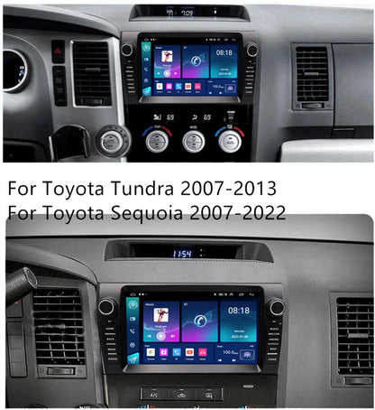9'' Carplay Stereo Radio GPS for Toyota Tundra, Sequoia (2007-2022)
