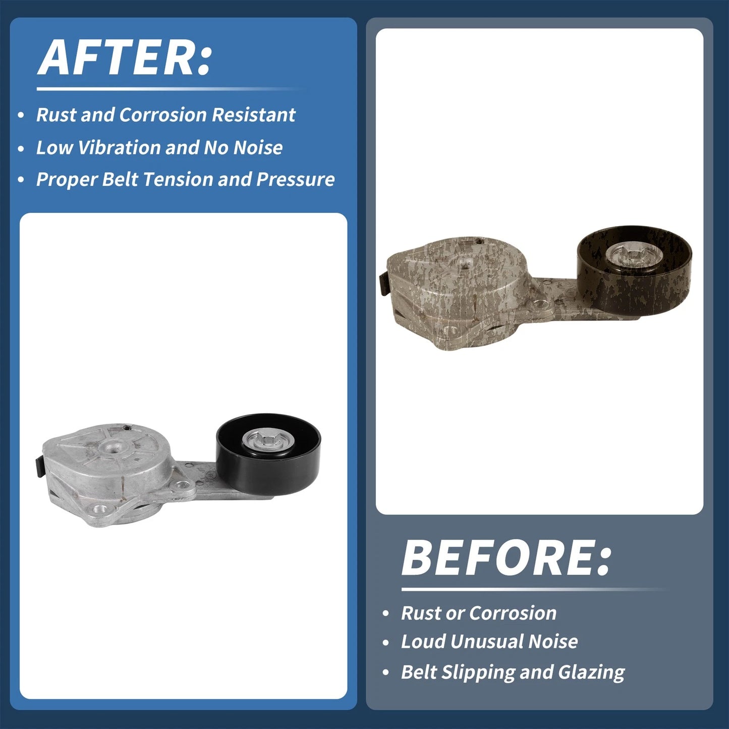 Belt Tensioner for Ford Mustang (1996-1999) - Durable Metal Component