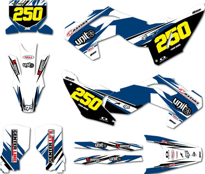 Custom Graphic Kit DIGGER STYLE for Husqvarna TC 125/250 (2023-2025)