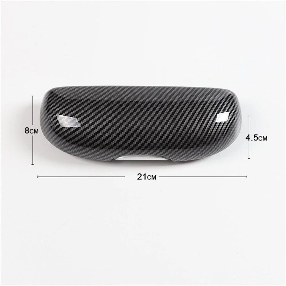 Carbon Fiber Look ABS Sunglasses Case for Benz A B C E S GL GLA GLC GLS