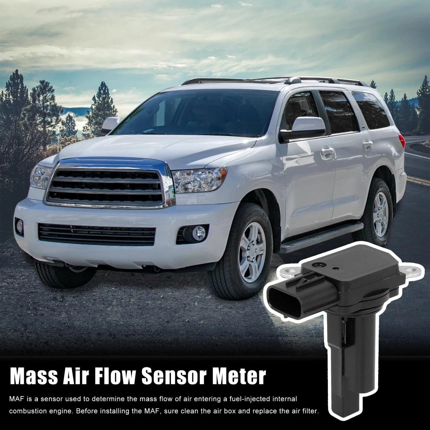 Mass Air Flow Sensor for Toyota RAV4, Camry (2001-2023)