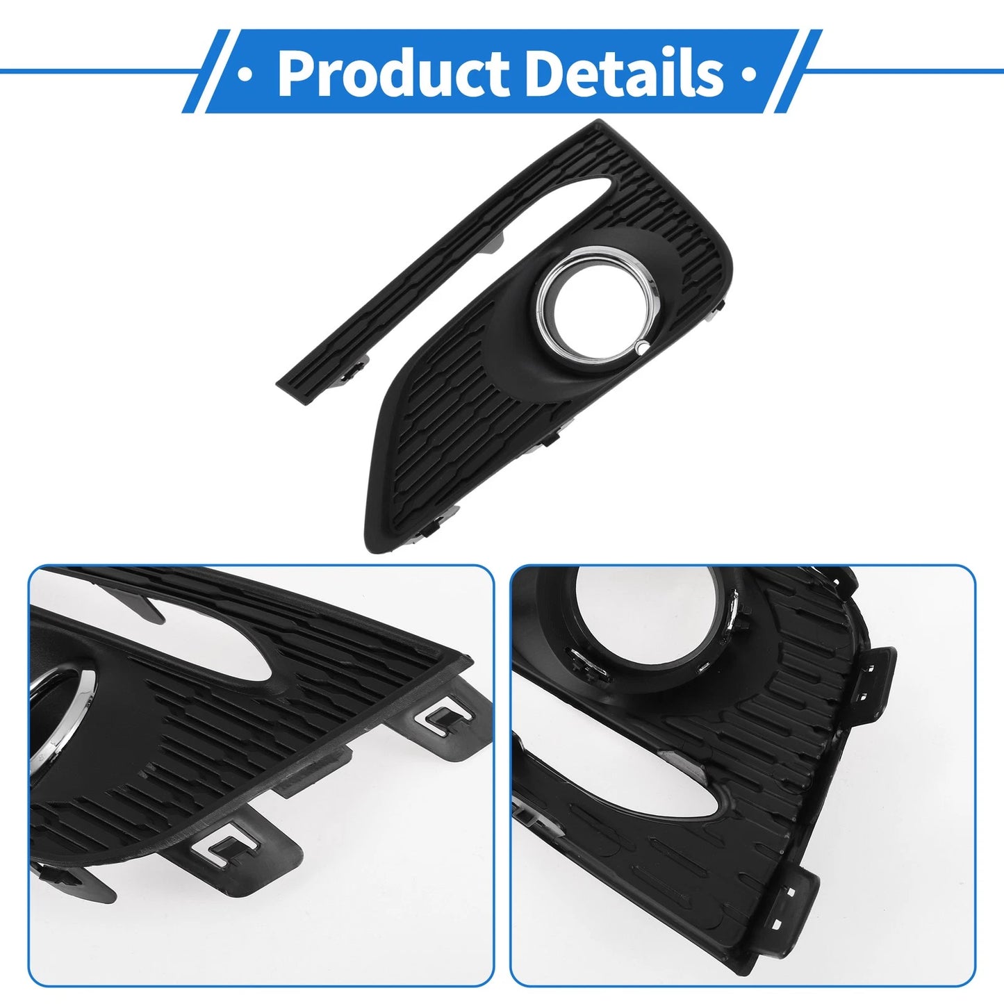 1 Pc Front Right Fog Light Grill for Chevrolet Cruze (2017-2018)
