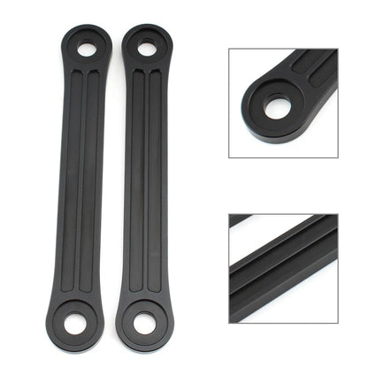 2 x Motorcycle Rear Suspension Linkage Lowering Kit Black Alloy for TIGER 800