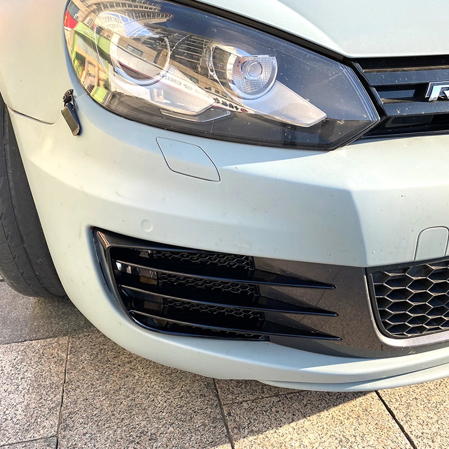 2 x Front Air Vent Covers for VW Golf 6 MK6 GTI GTD (2008-2013)