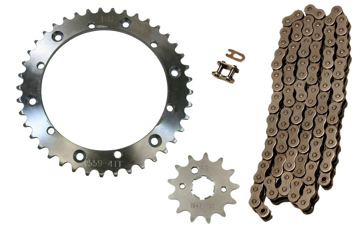 520x104 Drive Chain & 13/41 Sprockets for Yamaha Banshee 350 (1989–2006)