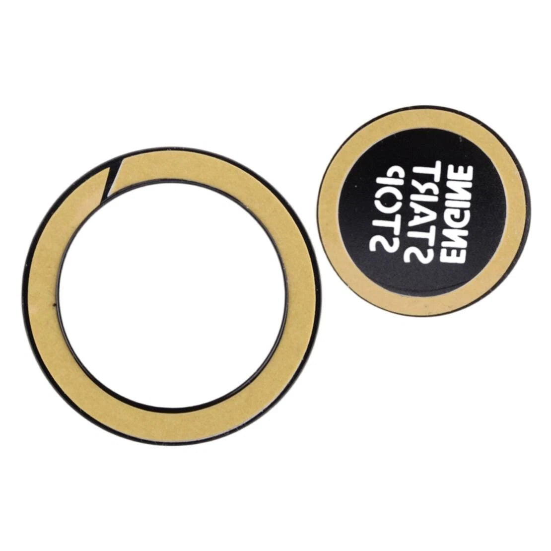 Black Engine Start Stop Button Trim Cover Cap & Ring for Subaru (All Years)