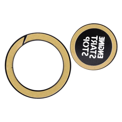 Black Engine Start Stop Button Trim Cover Cap & Ring for Subaru (All Years)