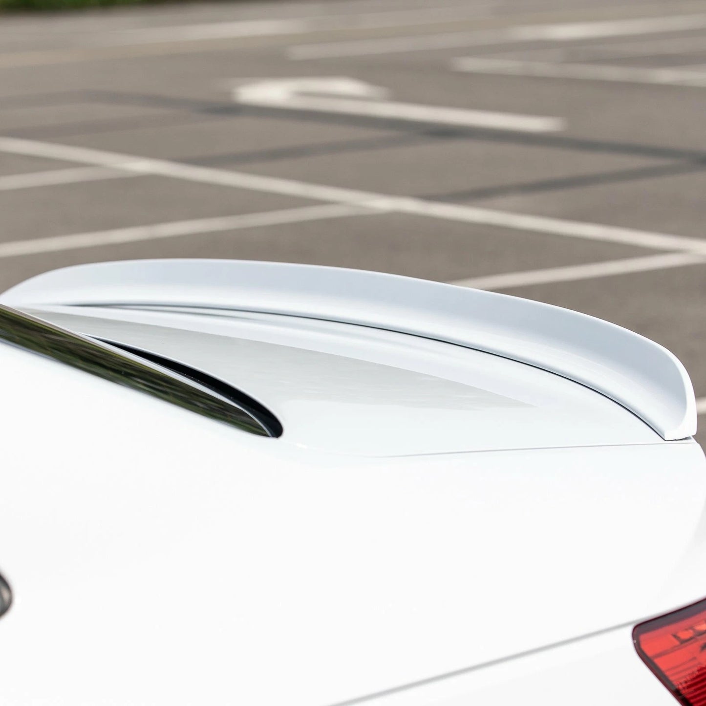 Boot Lip Spoiler for Audi A4 B9 Sedan Silver (2016-2023)