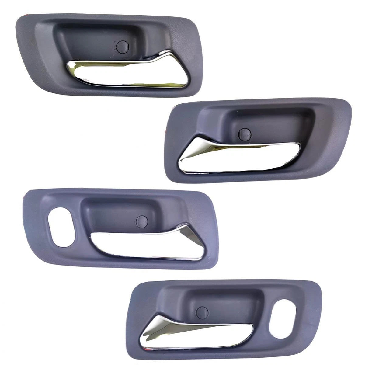 Interior Inner Door Handle Gray Set 4 Fits Honda Accord CG 4D Sedan 1998-02 D06