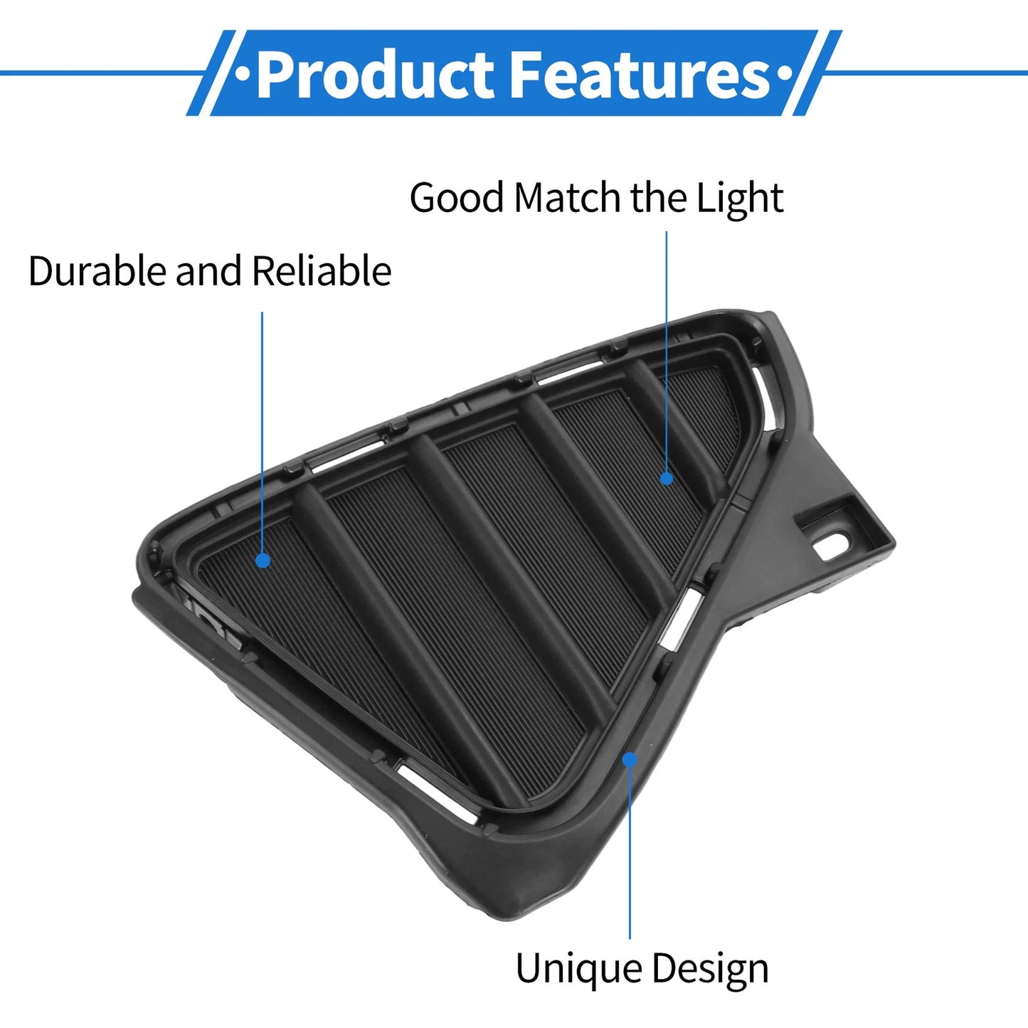 Front Left Fog Light Cover for Toyota RAV4 (2016-2018)