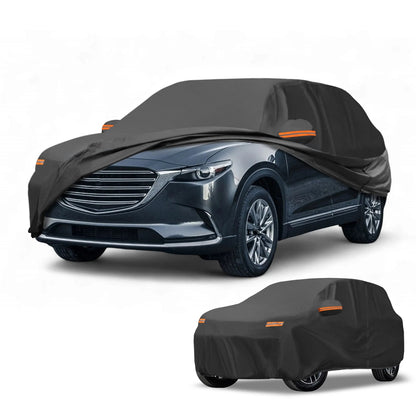 Waterproof Car Cover for Mazda CX-9 Black 190T-PU (2016-2023)