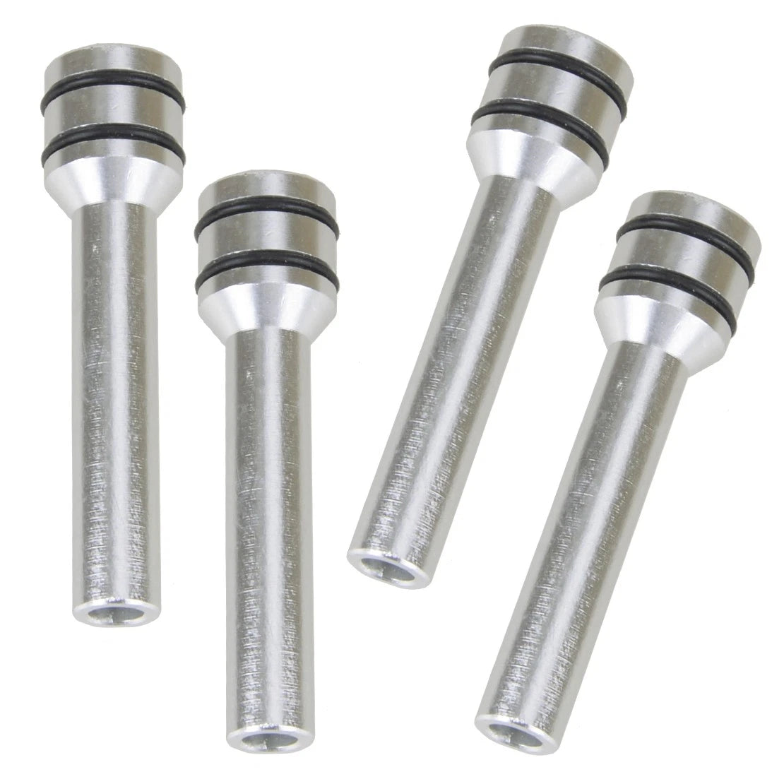 4 x Aluminium Door Latch Pin Covers for Car Interior - 49mm (Fits Various Models)