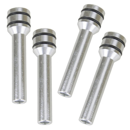 4 x Aluminium Door Latch Pin Covers for Car Interior - 49mm (Fits Various Models)