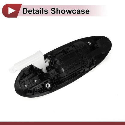 Exterior Door Handle for Hyundai Sonata Rear Left Black ABS (2011-2019)