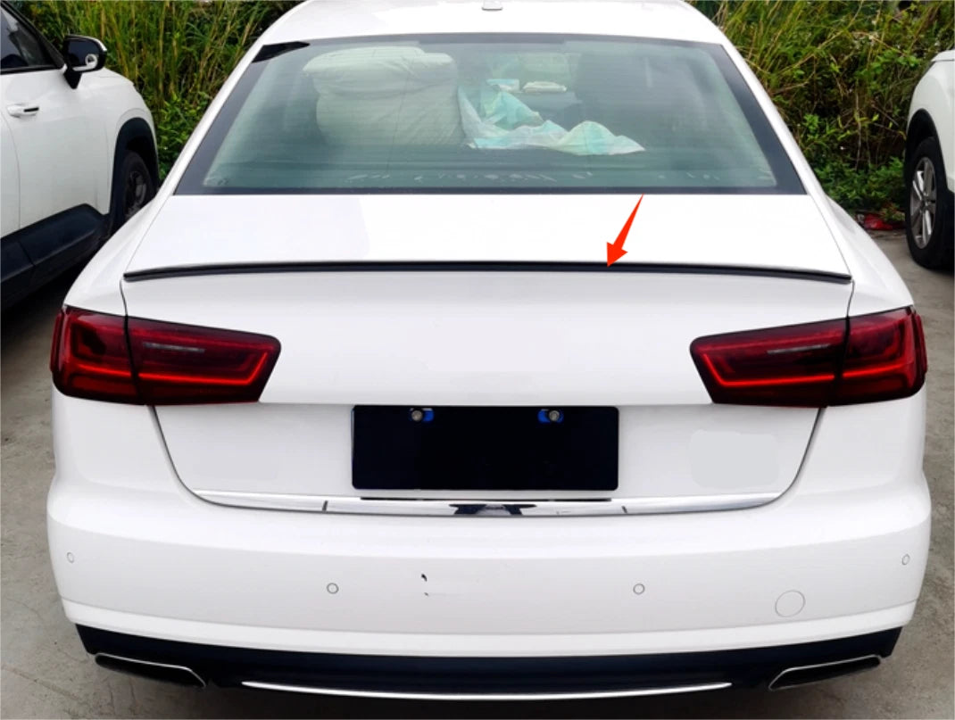 ABS Rear Boot Spoiler Wing Black for Audi A6 C7 Sedan (2012-2018)