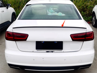 ABS Rear Boot Spoiler Wing Black for Audi A6 C7 Sedan (2012-2018)