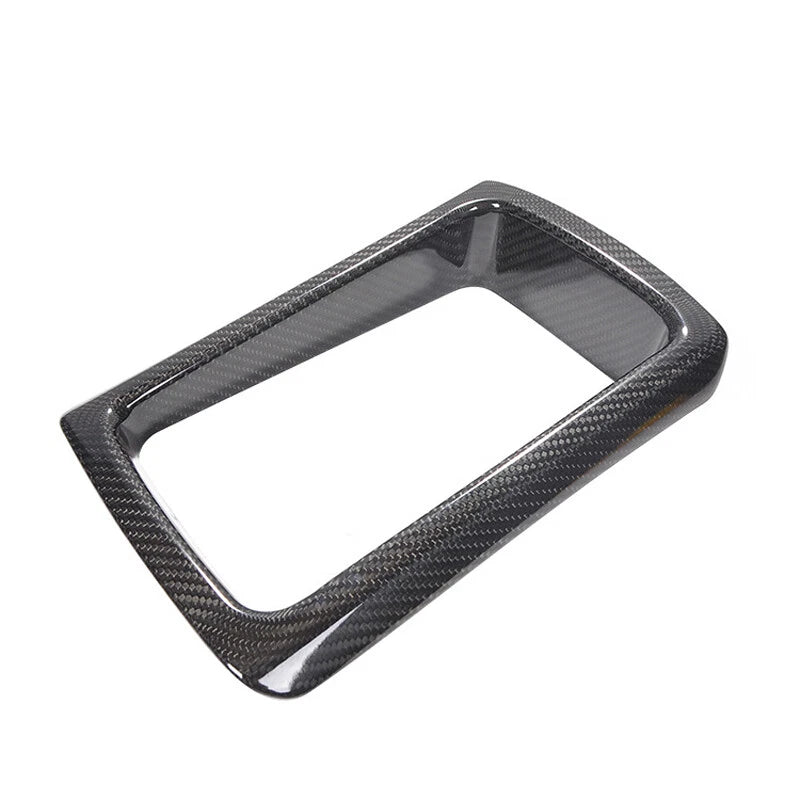 Dry Carbon Fiber Rear Seat Armrest Cup Holder Cover Fit For BMW M3 M4 2014+