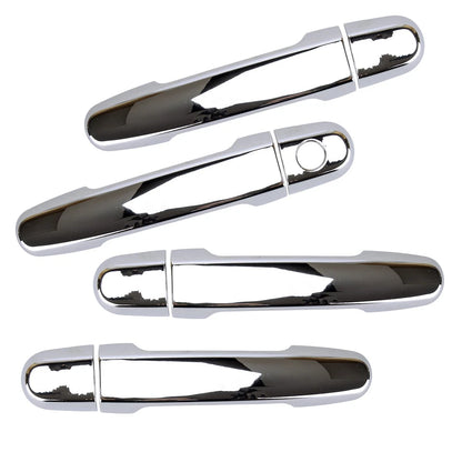Chrome Side Door Handle Cover Trim for Toyota Yaris Hatchback (2012-2018)
