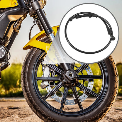 80cm Universal Motorcycle Hydraulic Brake Hose Set Black